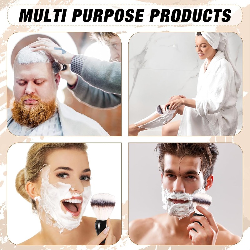 1Pcs Beard Shaving Brush, Wood - đánh giá và giá Hair Care For Men