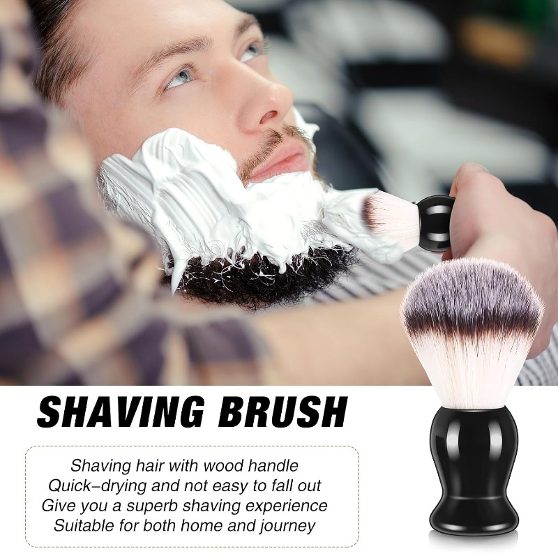 1Pcs Beard Shaving Brush, Wood - đánh giá và giá Hair Care For Men