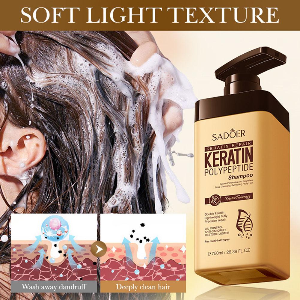 Keratin Shampoo and Conditione - đánh giá và giá Hair Care Keratin Shampoo