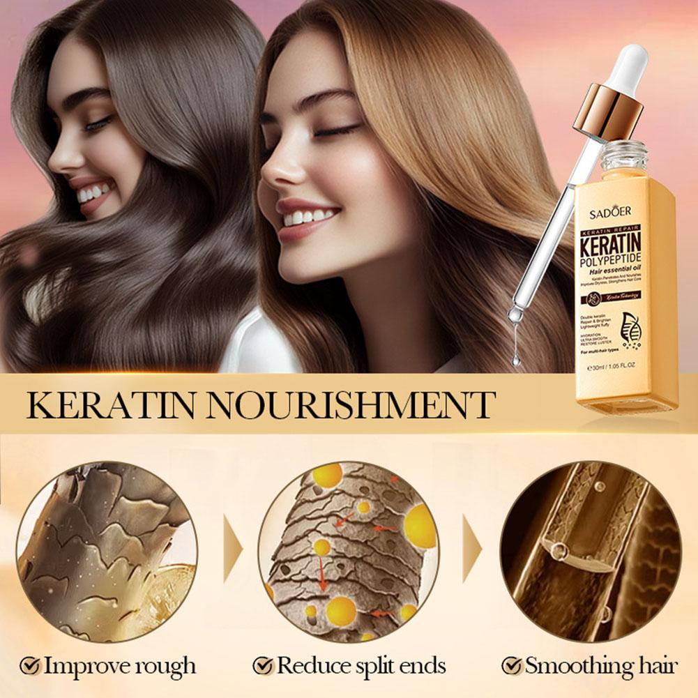 Keratin Shampoo and Conditione - đánh giá và giá Hair Care Keratin Shampoo