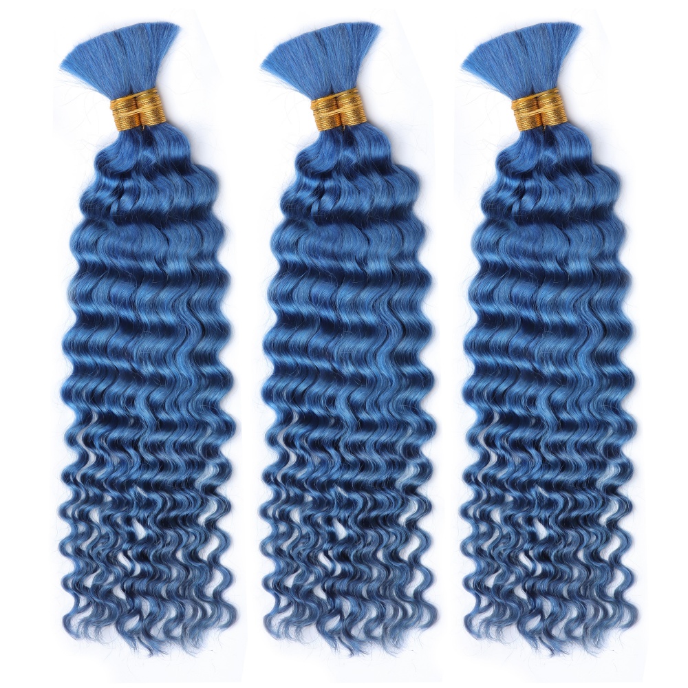 #Blue Deep Wave Boho Braids Hu - đánh giá và giá Hair Care Color