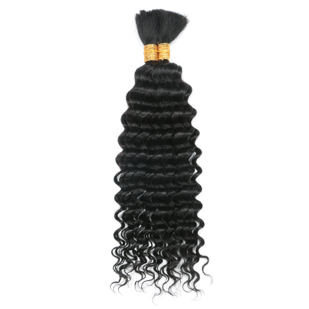 12A Deep Wave Bulk Hair Human  - đánh giá và giá Hair Care Color