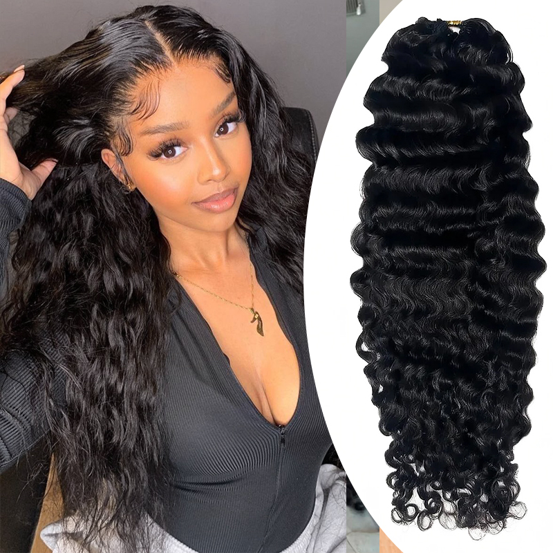 Water Wave Human Crochet Hair  - đánh giá và giá Hair Care Color