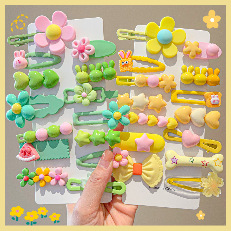 14-8Pcs/Set Candy Color Cartoo - đánh giá và giá Hair Care Color