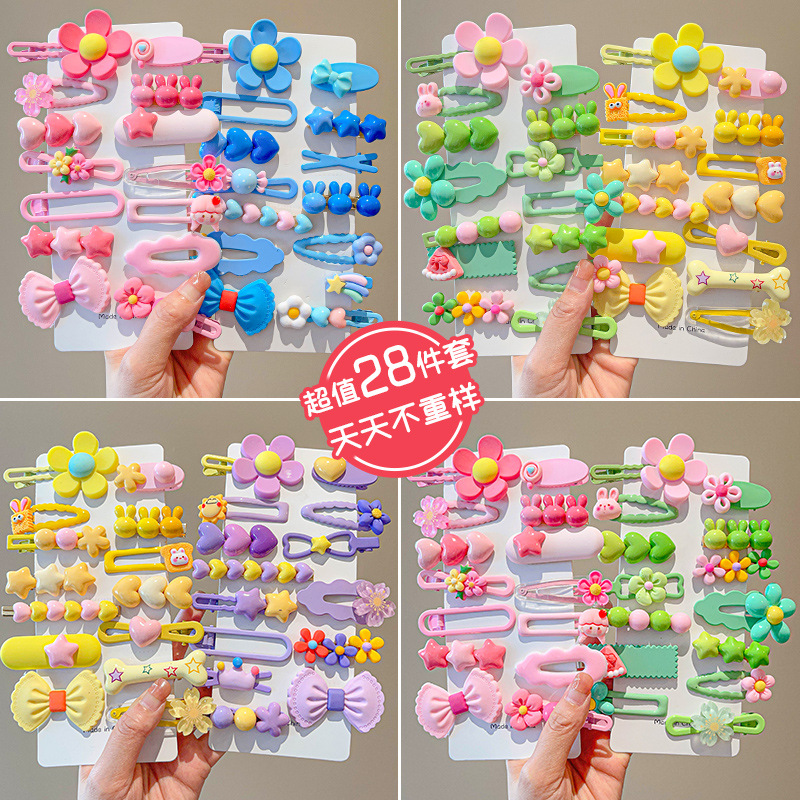 14-8Pcs/Set Candy Color Cartoo - đánh giá và giá Hair Care Color