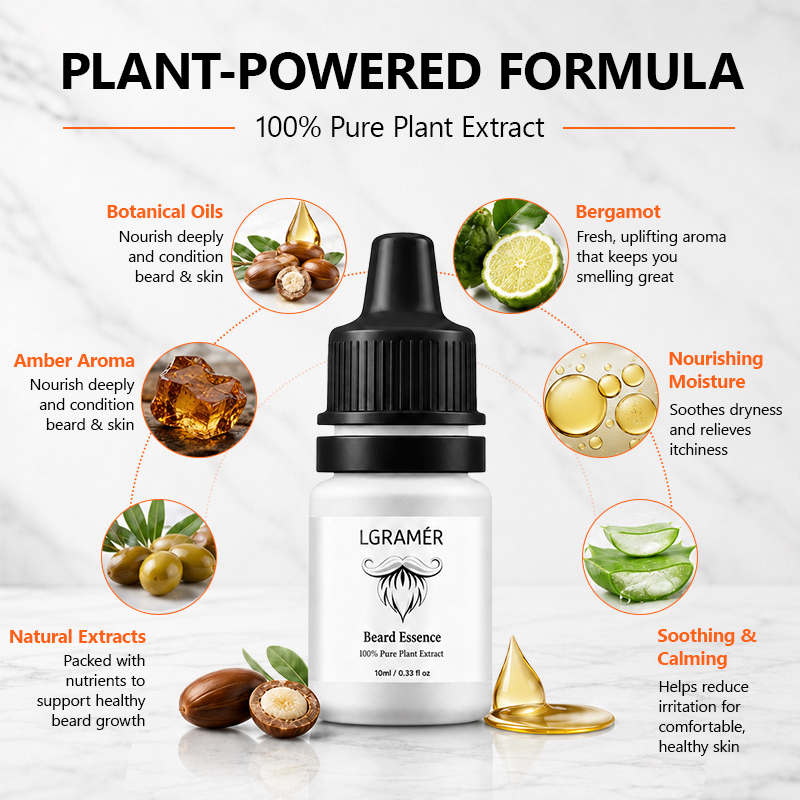 Men's Beard Growth Serum Nouri - đánh giá và giá Hair Care For Men