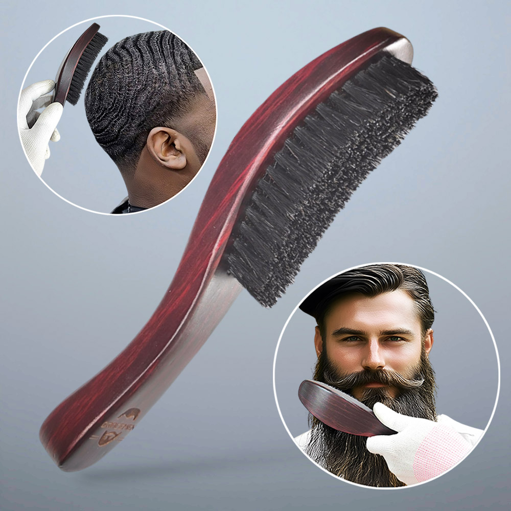 Gracemen 360 Wave Brush Curved - đánh giá và giá Hair Care For Men
