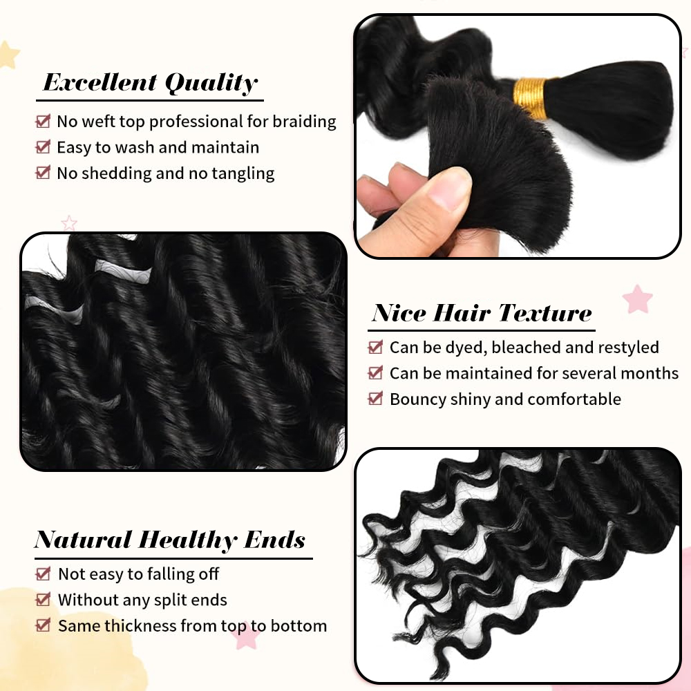 Human Braiding Hair for Boho B - đánh giá và giá Hair Care Color